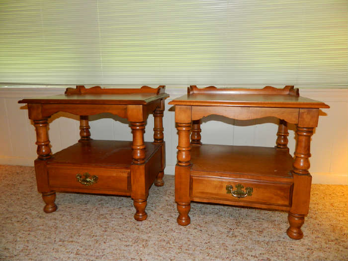 Solid Wood End Tables, Night Stand Tables