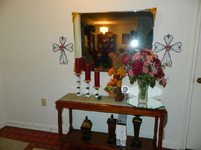 Mirrors, Candles, Home Decor, Cross, Religious items