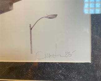 Felix the cat signed print Chevrolet 21x17 D946