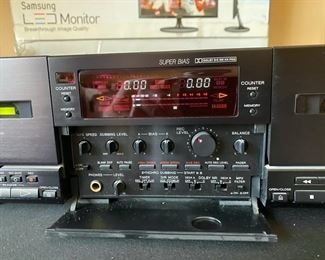 Sony TC-WR99ES High End Dual Cassette Deck parts repair 18x13x4.5 HxWxD D955