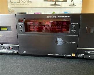 Sony TC-WR99ES High End Dual Cassette Deck parts repair 18x13x4.5 HxWxD D955