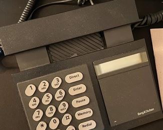 Vintage Bang & Olufsen Beocom 2000 2-Tone Black Touchtone Telephone 1986 Denmark N/A D949