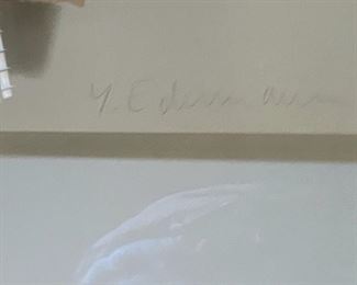 Large Signed and numbered print paper bag 32/150 41 x 56 D941