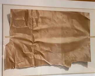 Large Signed and numbered print paper bag 32/150 41 x 56 D941
