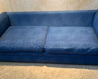 Denim Sleeper Sofa Queen 28x86x37in HxWxD 19660