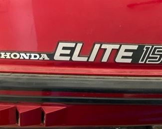 1986 Honda Elite 150 Deluxe Motor Scooter CH150DG Moped 19658