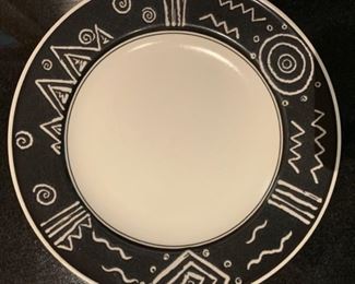 21pc Mikasa Fashion Plate CP006 Star Track dish set 19653