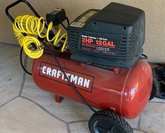 Craftsman Air Compressor 2HP 12 GAL 919.162121 26x18x32in HxWxD 19651
