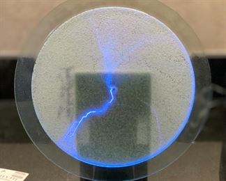 12in Luminglas Plasma Plate Disc 12x12x5in HxWxD 19637