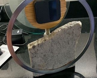Artist Made Clock Modern 9x9x4in HxWxD 19636