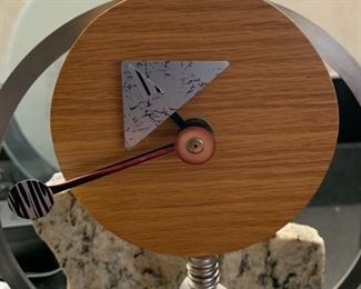 Artist Made Clock Modern 9x9x4in HxWxD 19636