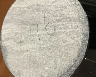 Artist Etched Pot 7in H x 6in Diameter 19635