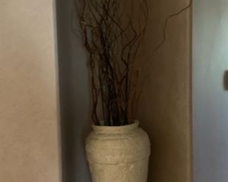 Decor Pot with branches 23in H x 12in diameter 19633