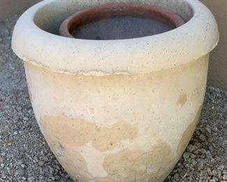 #3 Large Cast Stone Pot/Planter 23in H x 24in Diameter 19632