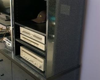 Contemporary AV Cabinet 64x73x21in HxWxD 19604