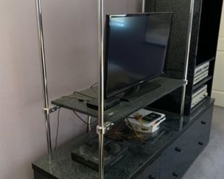 Contemporary AV Cabinet 64x73x21in HxWxD 19604