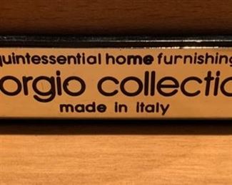 Giorgio Collection Italy Contemporary Nightstands PAIR Quintessential Home Furnishings 19x23x16in HxWxD 19602