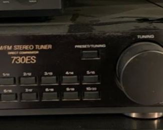 Sony Hi-Fi Tuner ES 730ES ST-S730ES 3x18.5x13.5in HxWxD 19595