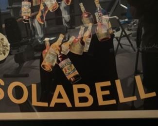Leonetto Cappiello Isolabella French Liquor Poster Framed 59x42x1.5in HxWxD 19591