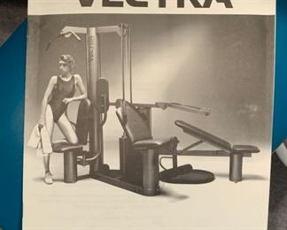 Vectra On-Line 1500 Workout Station Home Gym 83x116x60in HxWxD 19583