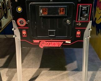 1992 Williams The Getaway High Speed II Pinball Machine Coin op 80x29x57in HxWxD 19574