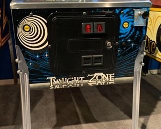 1993 Bally Twilight Zone Pinball Machine Coin op	74x29x57	HxWxD	19572