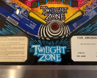 1993 Bally Twilight Zone Pinball Machine Coin op 74x29x57 HxWxD 19572