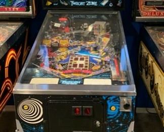 1993 Bally Twilight Zone Pinball Machine Coin op	74x29x57	HxWxD	19572