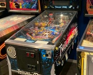 1993 Bally Twilight Zone Pinball Machine Coin op	74x29x57	HxWxD	19572