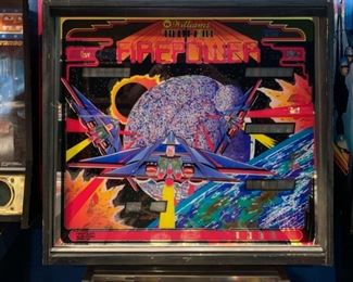 1980 Williams Multi-Ball Firepower Pinball Machine Coin op 71x30x54in HxWxD 19571