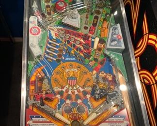 1988 Data East Secret Service Pinball Machine Coin op 79x30x56in HxWxD 19570