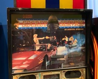 1988 Data East Secret Service Pinball Machine Coin op 79x30x56in HxWxD 19570