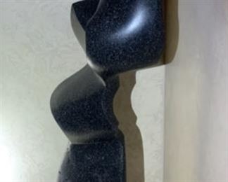KuKi 35/100 Abstract Stone Sculpture 35x12x8in HxWxD 19564