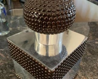 Lidded Square Container 10.5x6x6in HxWxD 19562