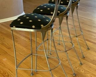 3Pc Shaver- Howard Contemporary Bar Stools Counter Height Chairs LIDO 44x17x20in seat height: 31in 19559