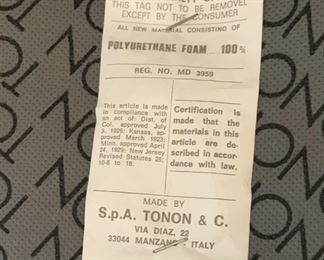 8 SPA Tonon & C Black Lacquer Contemporary Slat Back Chairs Italy 44x19x19in. Seat Height 19in 19556
