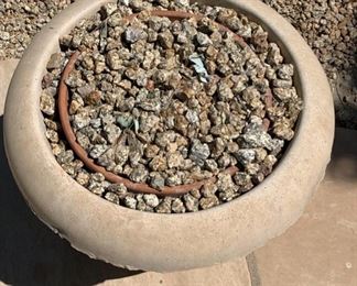 #2 Sm Outdoor Concrete Pot 20in H x 20in Diameter 19547