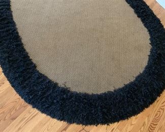 Huge Contemporary Shag Edge Rug 224x83in 19529