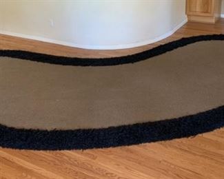 Huge Contemporary Shag Edge Rug 224x83in 19529