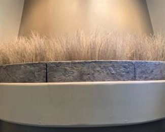 3 Piece Curved Mantle Planter/Decor 6x27x6in HxWxD 19522