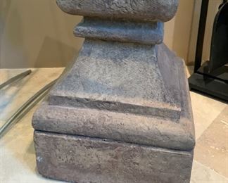 #2 Cast Stone Finial Decor 22x10x10in HxWxD 19518