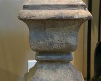 #2 Cast Stone Finial Decor 22x10x10in HxWxD 19518