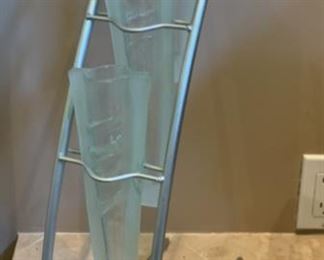 3 Tier Contemporary Flower Vase 21x4x12.4in HxWxD 19517