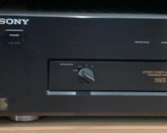 Sony ES 55ES Stereo Power Amplifier TA-N55ES 6x18x13in HxWxD 19516
