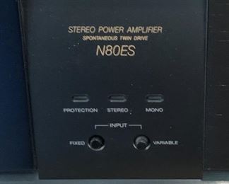 Sony ES N80ES Stereo Power Amp Amplifier TA-N80ES 7x18x16in HxWxD 19513