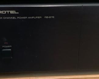 #2 Rotel RB-976 6 Channel Power Amplifier 5x17x15in HxWxD 19515