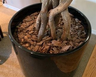 Huge Indoor Faux Plant 124in H 30in Diameter pot 19507