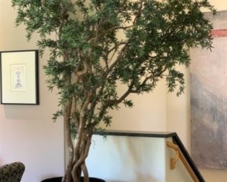 Huge Indoor Faux Plant 124in H 30in Diameter pot 19507