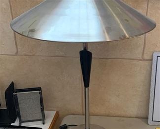 Contemporary Polished Chrome Table Lamp 28 x 21 19664