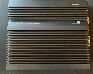 Vintage Alpine 3554 Car Amp 19678